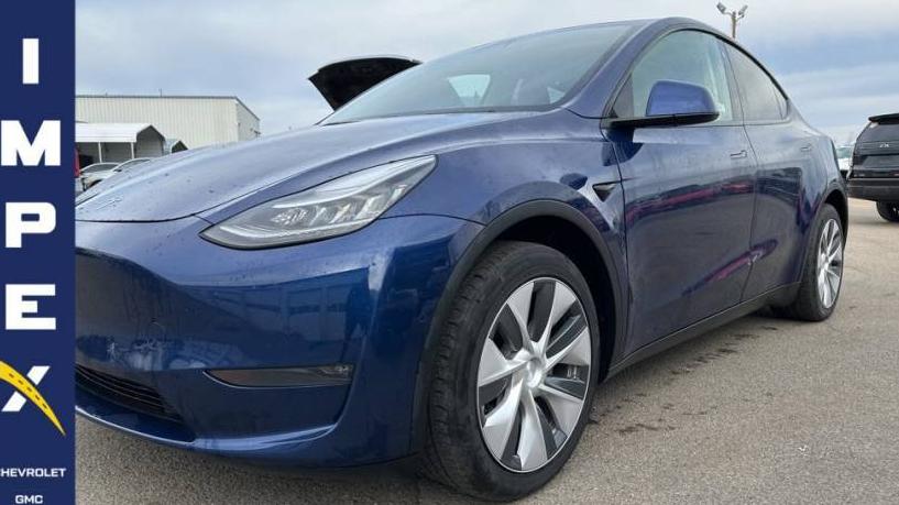 TESLA MODEL Y 2020 5YJYGDEFXLF018594 image